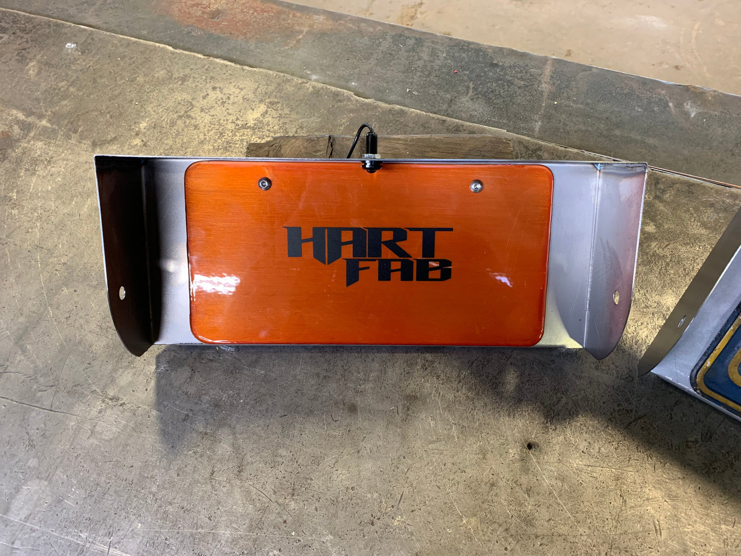 67-72 C-10 Tucked license plate box
