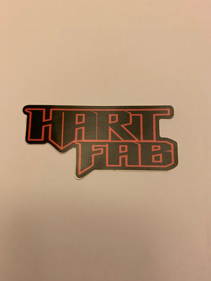 Hart Fab die cut sticker