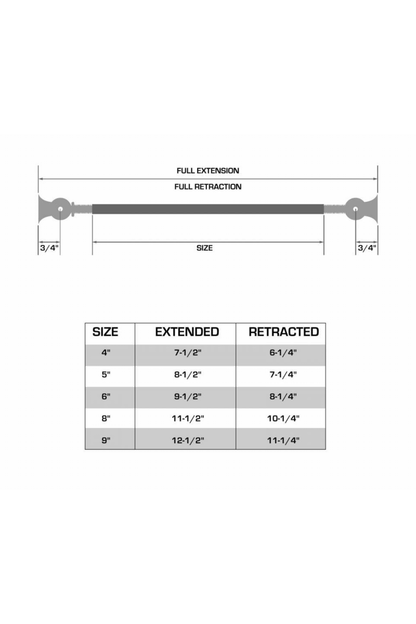 JOES Racing Products Spoiler Supports 9"