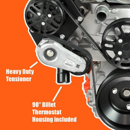 Concept One Victory HD Series Chevy LS Pulley Kit (AC) (PS)