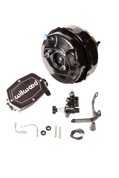 Power Brake Booster / Wilwood Compact Tandem Master Cylinder Kit, 1963-72 C10