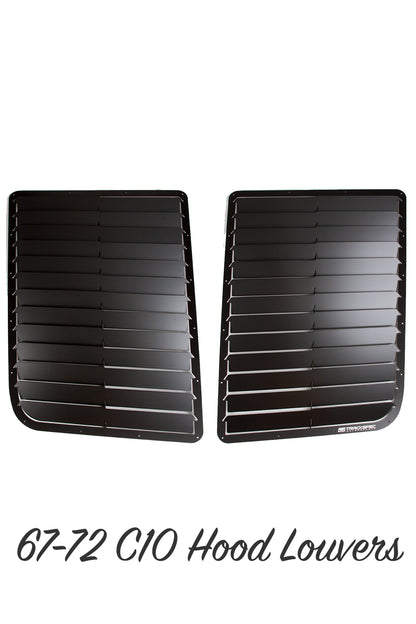 Level 7 / Trackspec 1967-72 C10 Hood Louvers