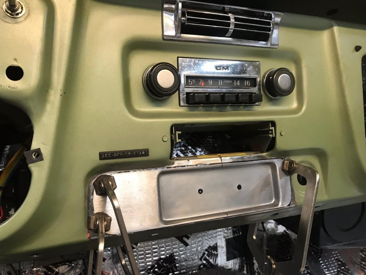 1967-72 C10 Weld-in Recessed HVAC Panel
