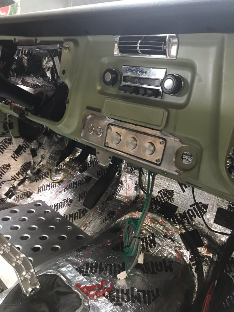 1967-72 C10 Weld-in Recessed HVAC Panel