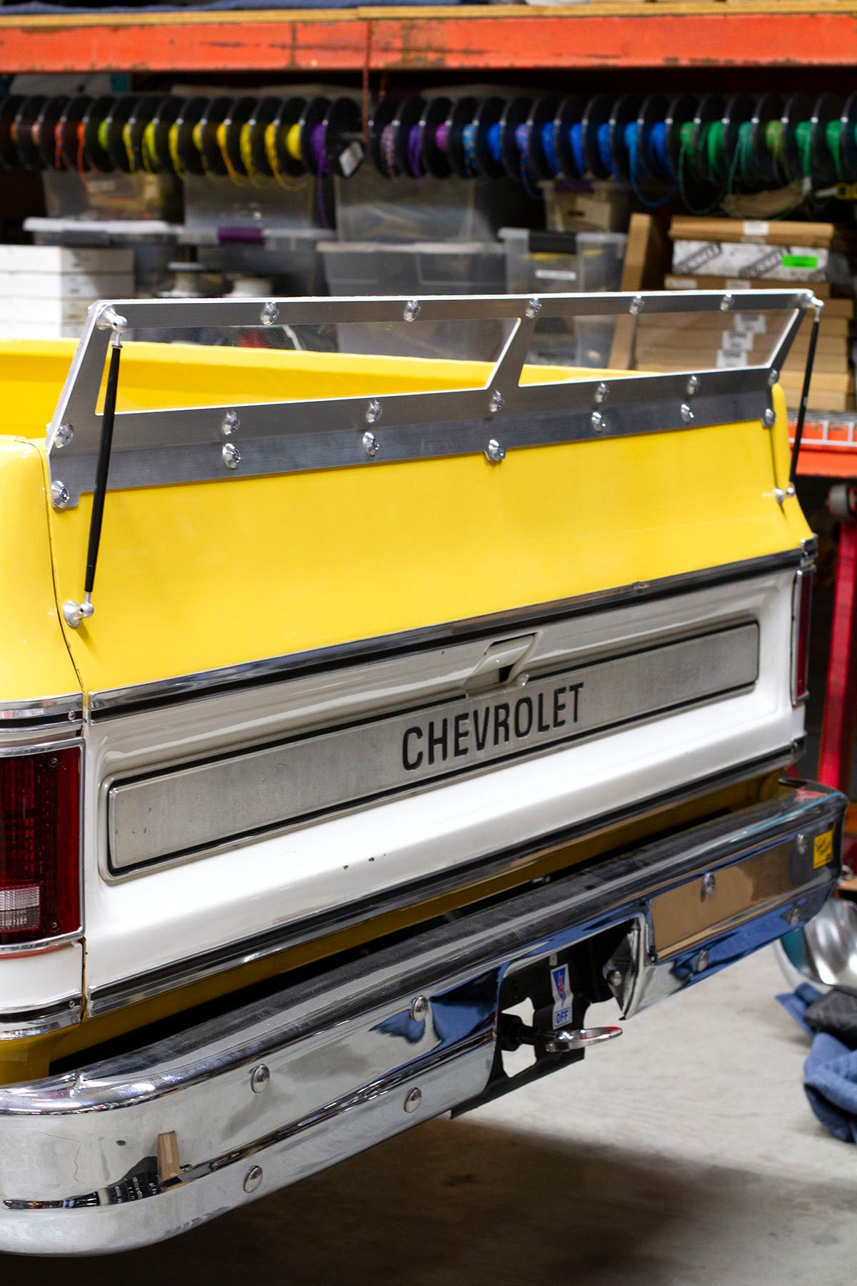 C10 Aluminum / Polycarbonate Tailgate Mounted Wing, 1973-87