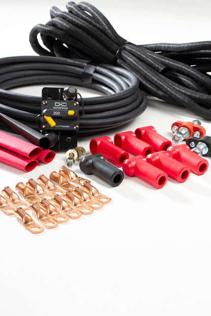 Starting / Charging System Wiring Kit - Mid Chassis Battery Location