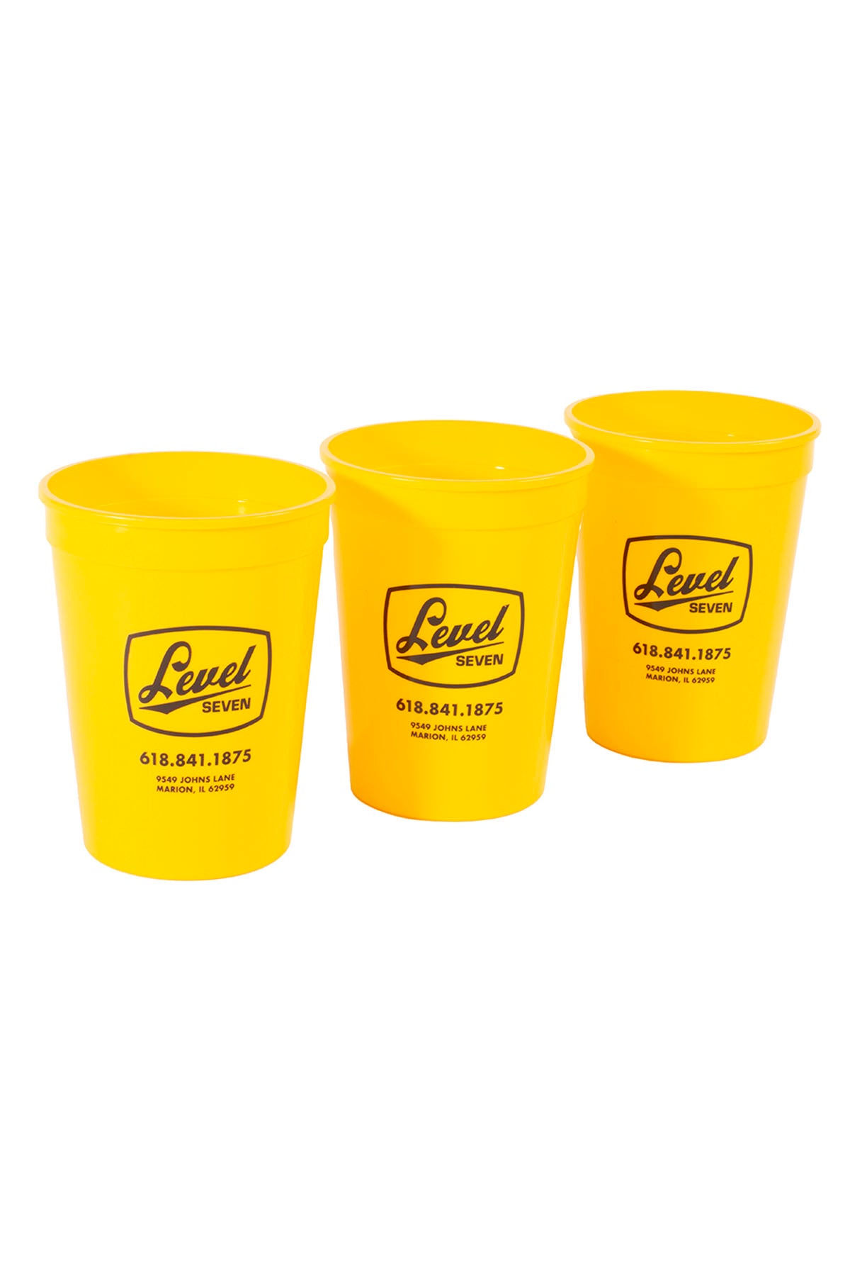 Level 7 Logo Cups