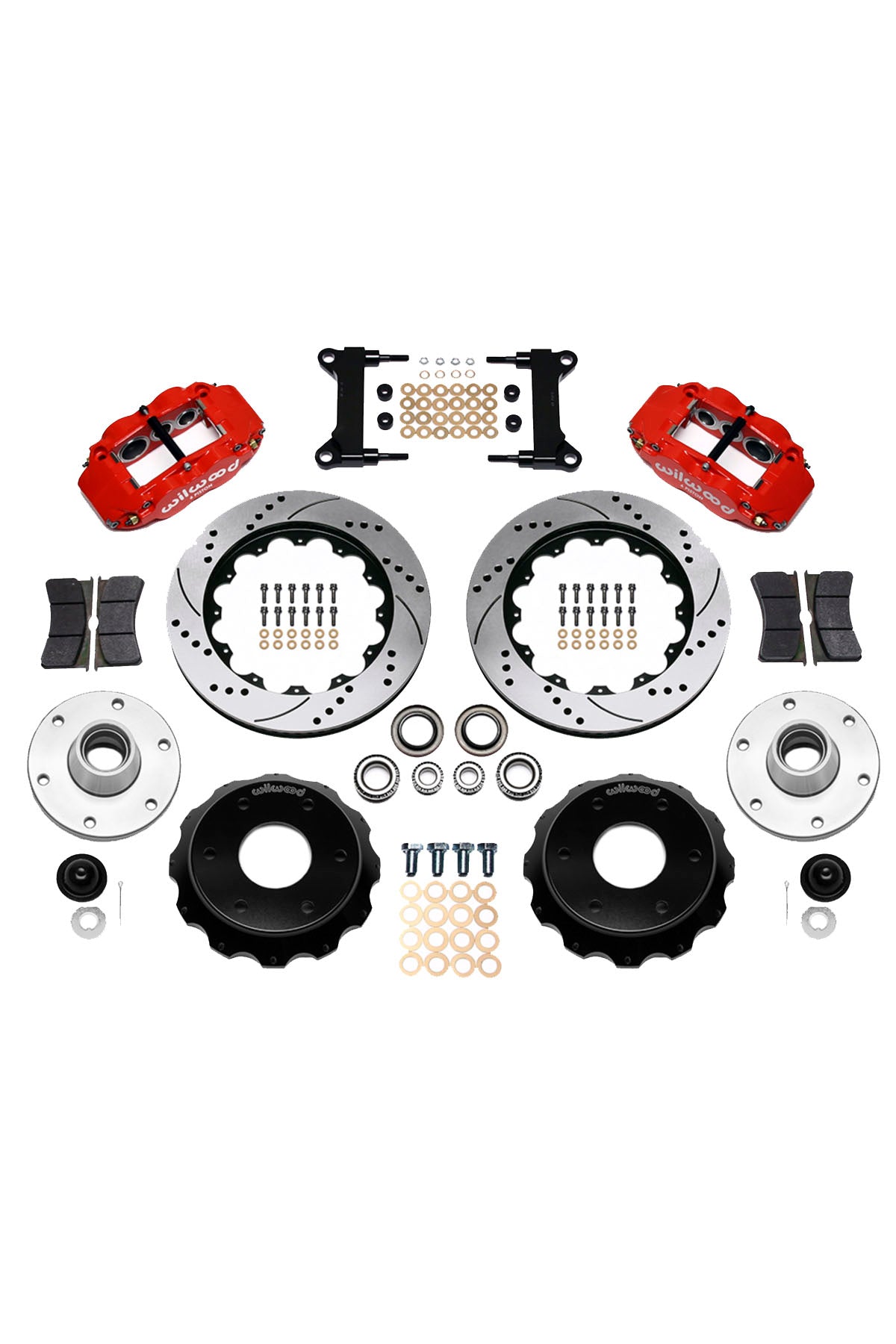 FNSL Front Big Brake Kit for 1967-87 C10 using Detroit Speed Spindle