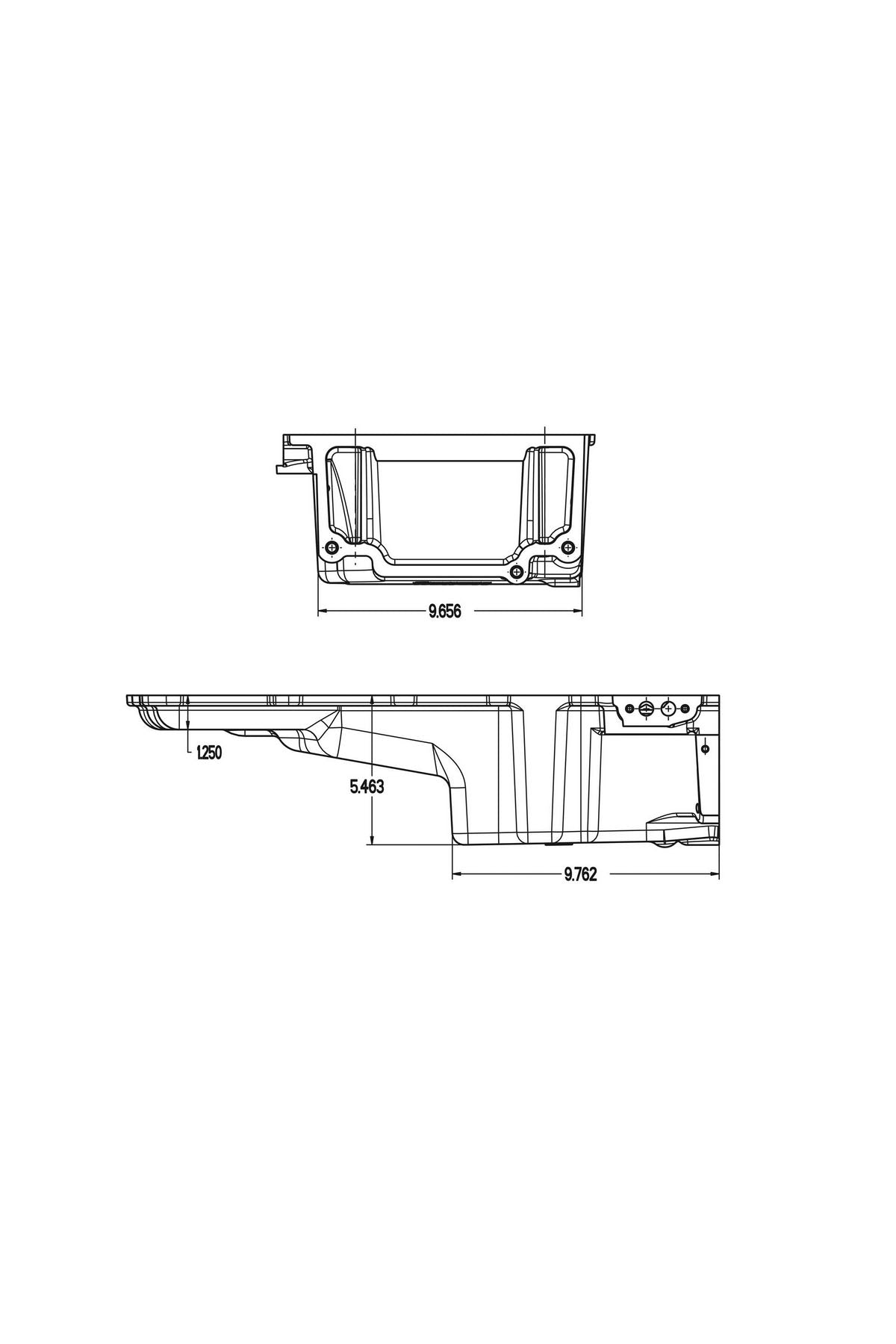 LS Swap Oil Pan 302-2
