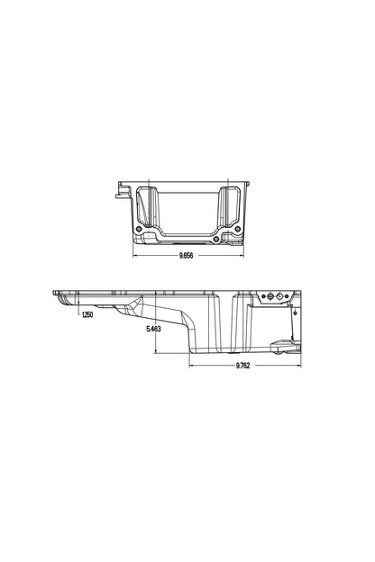 LS Swap Oil Pan 302-2